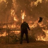Le sud de l'Europe fait face à de nombreux incendies. KEYSTONE/EPA/BRAIS LORENZO